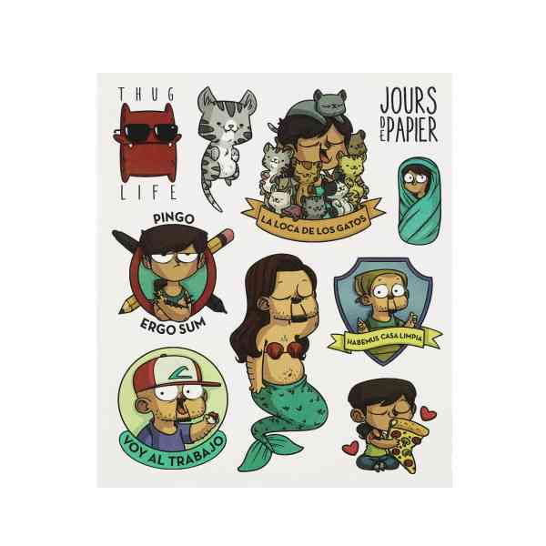 Colour Temporary Tattoos